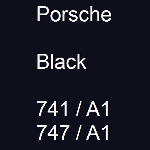 Porsche, Black, 741 / A1 747 / A1.